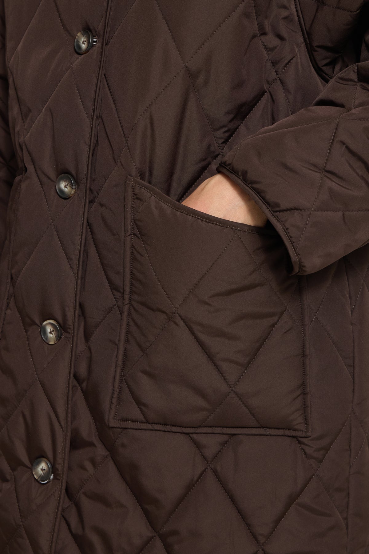Manteau Hansa - Ichi | Brun chocolat