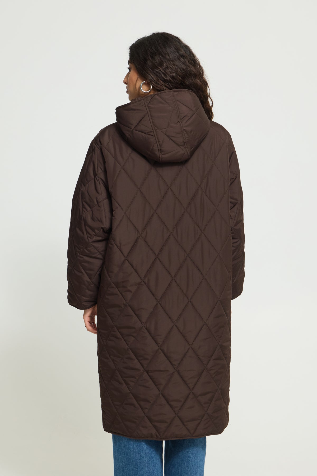 Manteau Hansa - Ichi | Brun chocolat