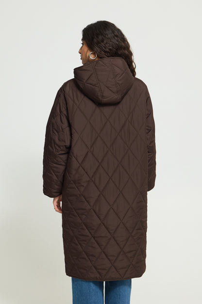 Manteau Hansa - Ichi | Brun chocolat