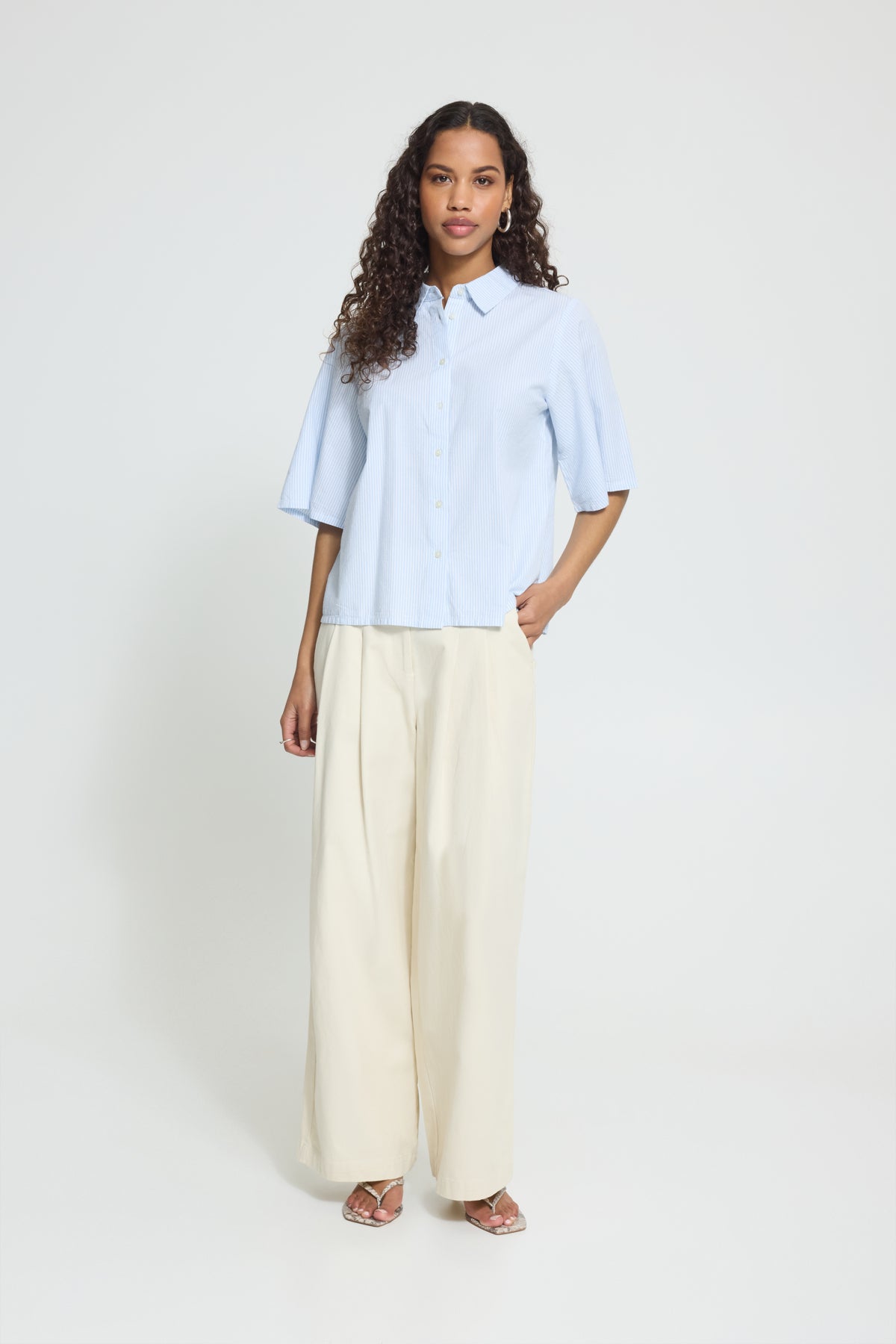 Blouse Garia - Ichi | Bleu pâle