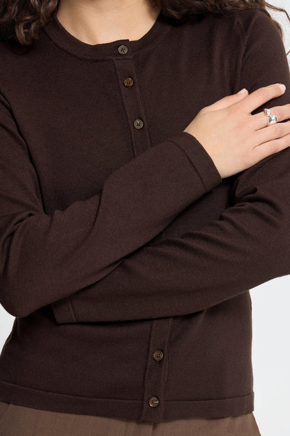 Cardigan Luls - Ichi | Brun