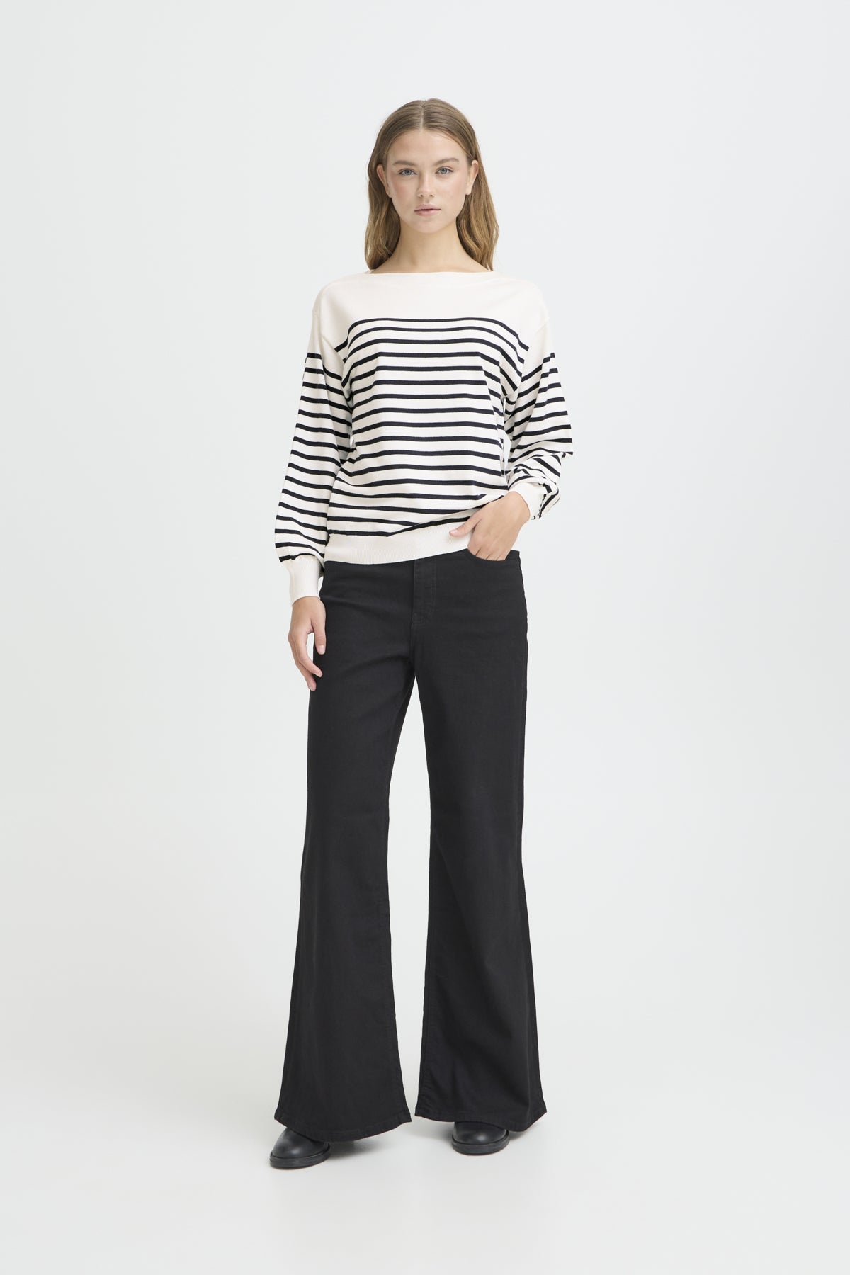 Tricot Luls | Ligné noir