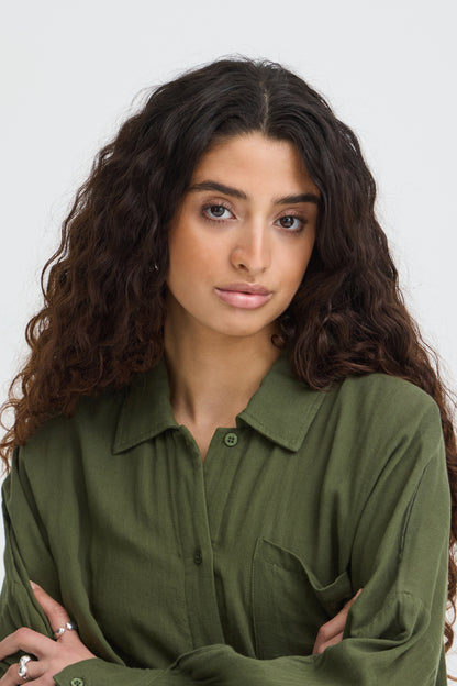 Chemise Foxa - Ichi | Verte