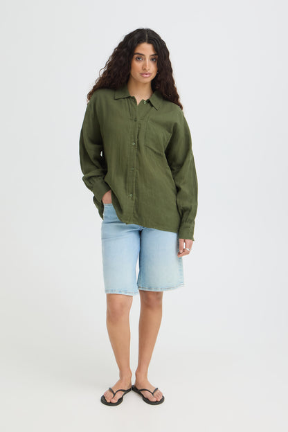 Chemise Foxa - Ichi | Verte