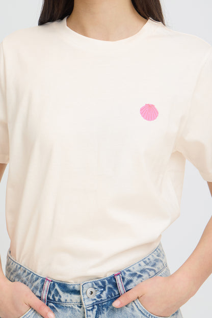 T-Shirt Balmers - Ichi | Blanc cassé