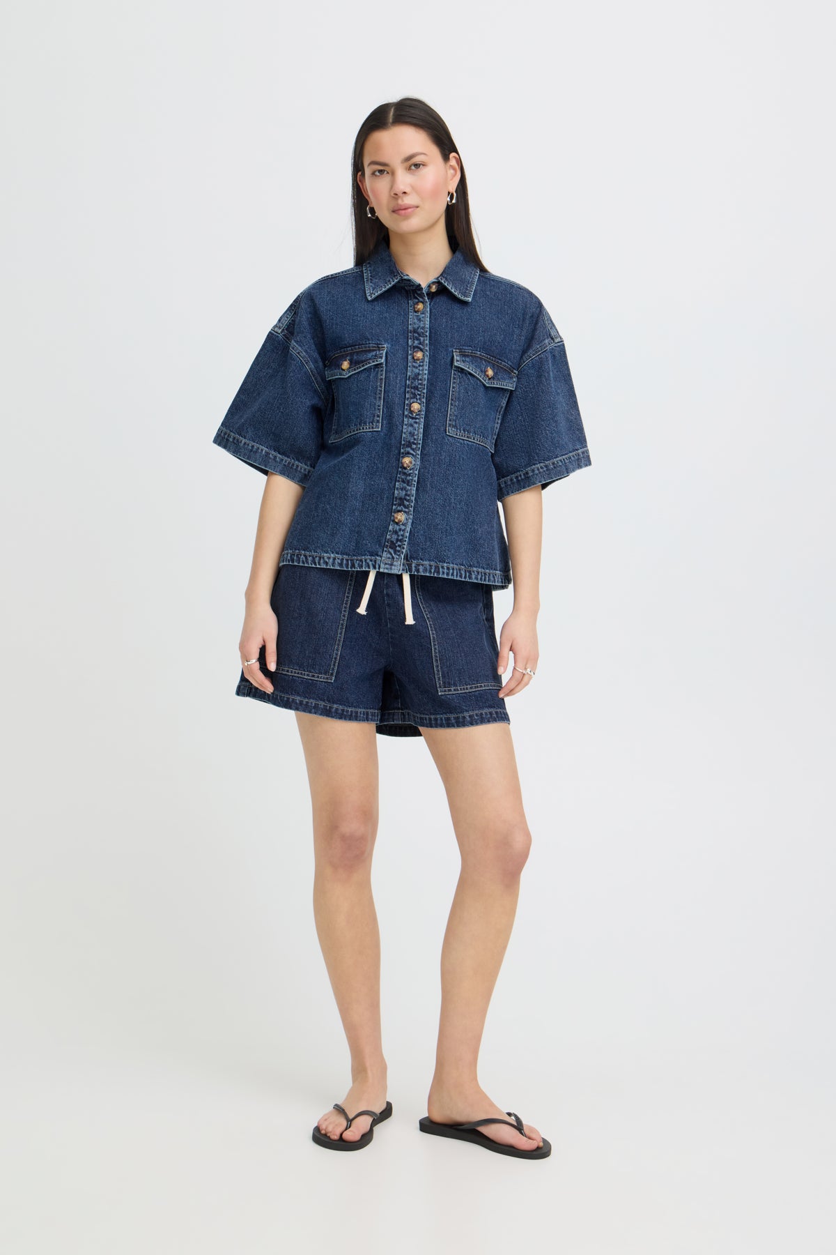 Chemise Kamina - Ichi | Bleu foncé