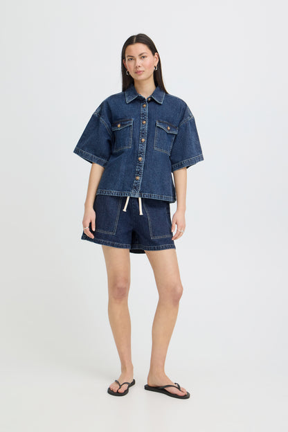 Chemise Kamina - Ichi | Bleu foncé