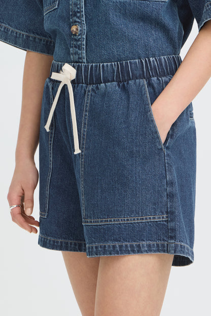 Short Kamina - Ichi | Bleu foncé