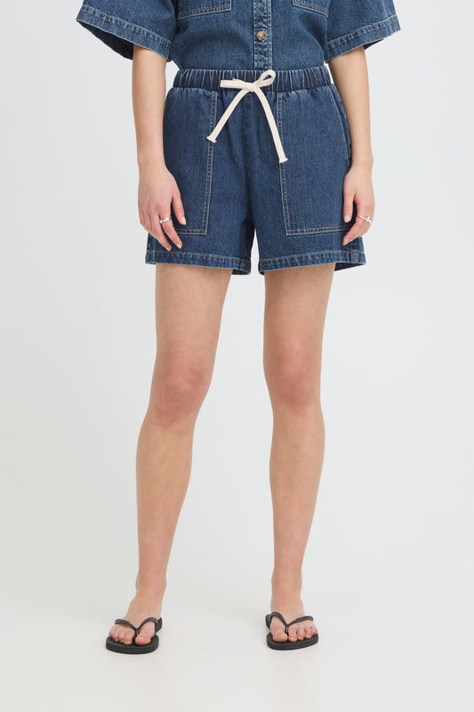 Short Kamina - Ichi | Bleu foncé