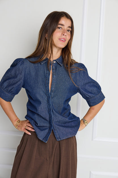 Blouse Archer - Ichi | Bleu foncé