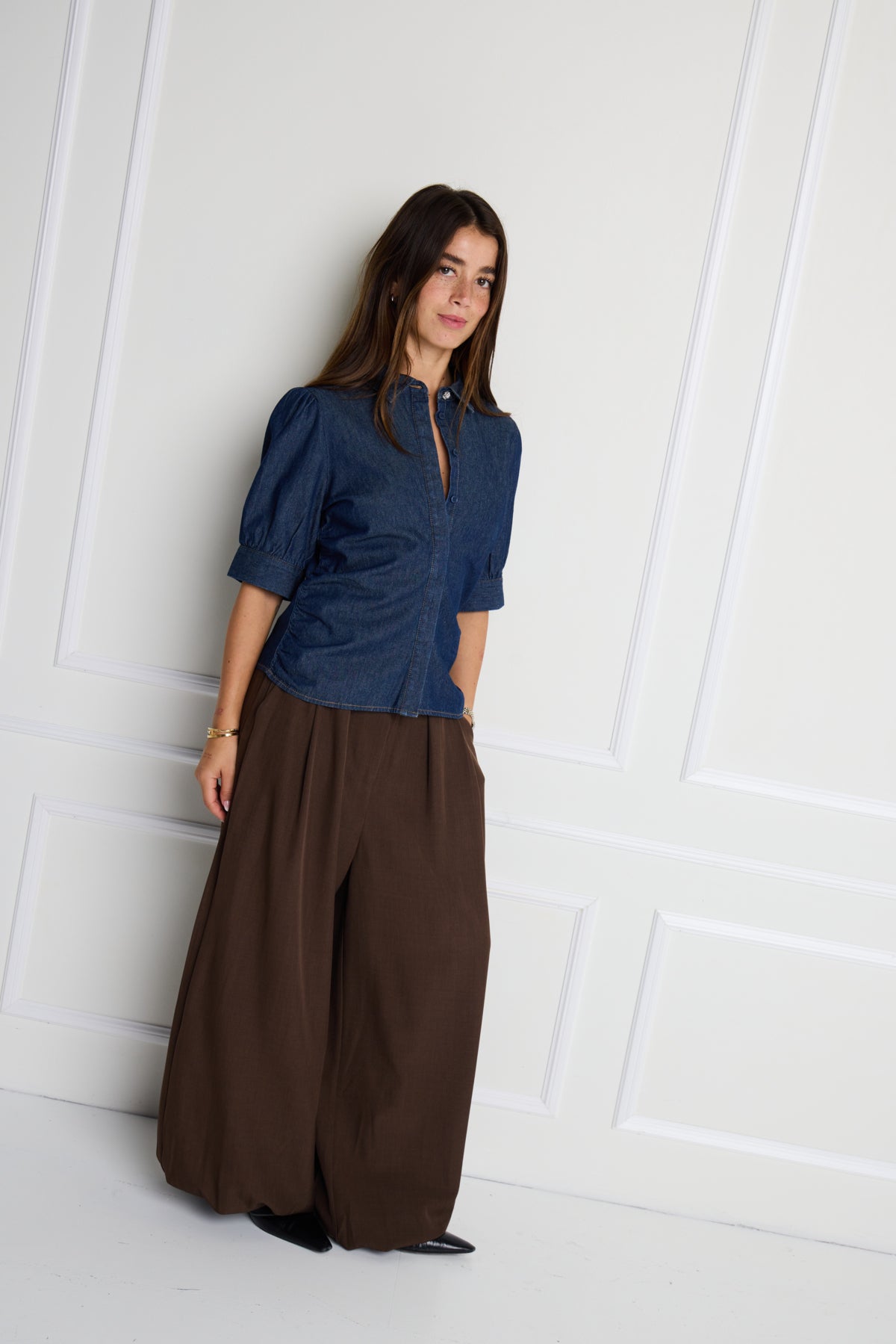 Blouse Archer - Ichi | Bleu foncé