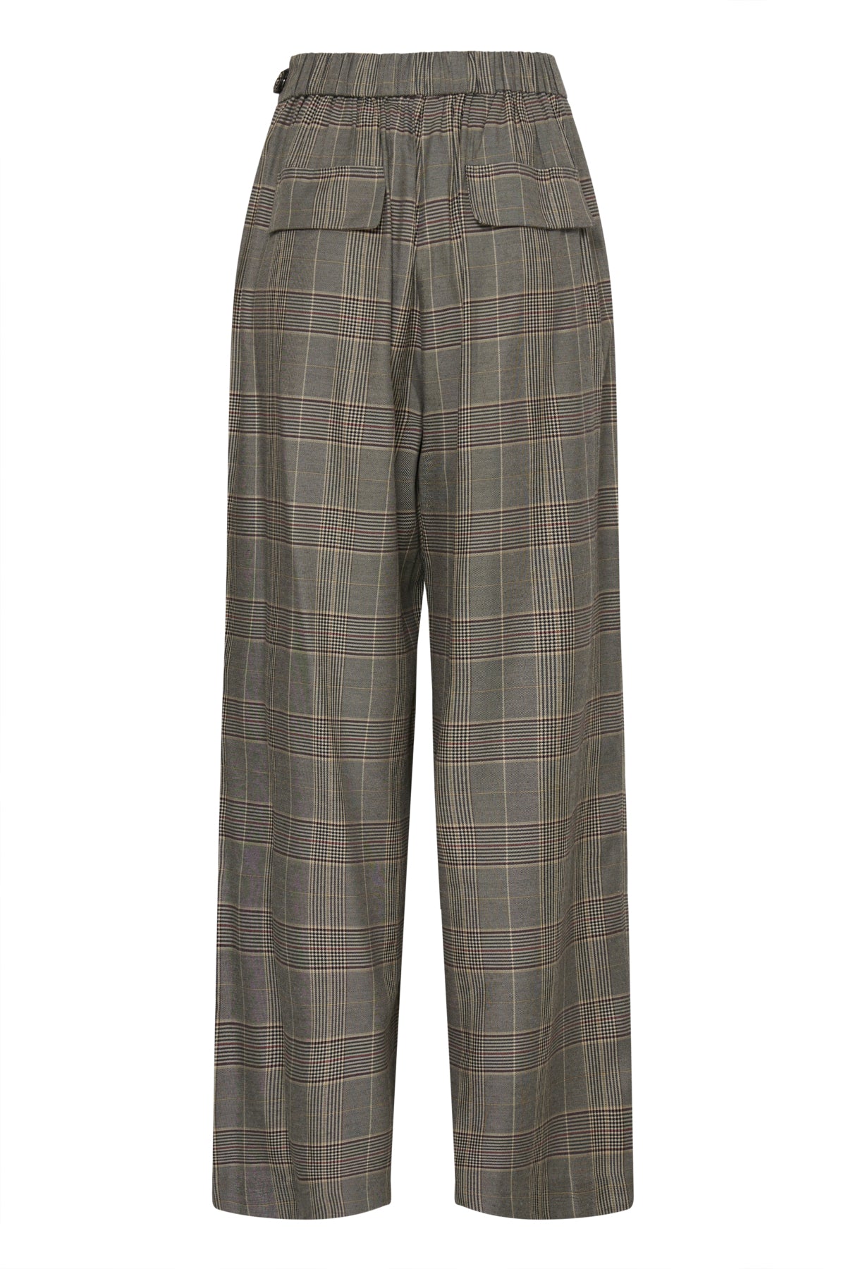 Pantalon Laito - Ichi | Noir carreaux