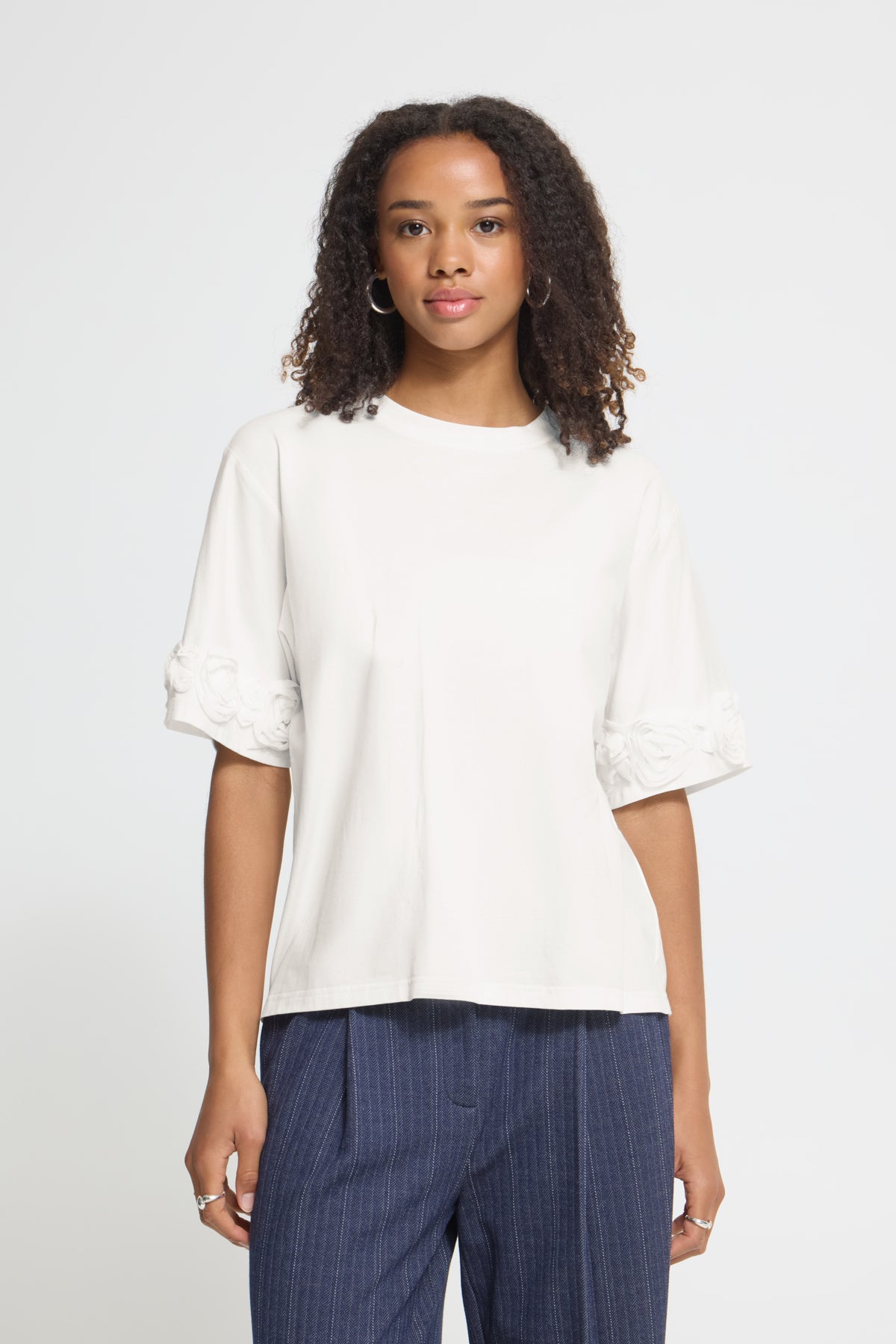 T-Shirt Rosanny - ICHI  Blanc