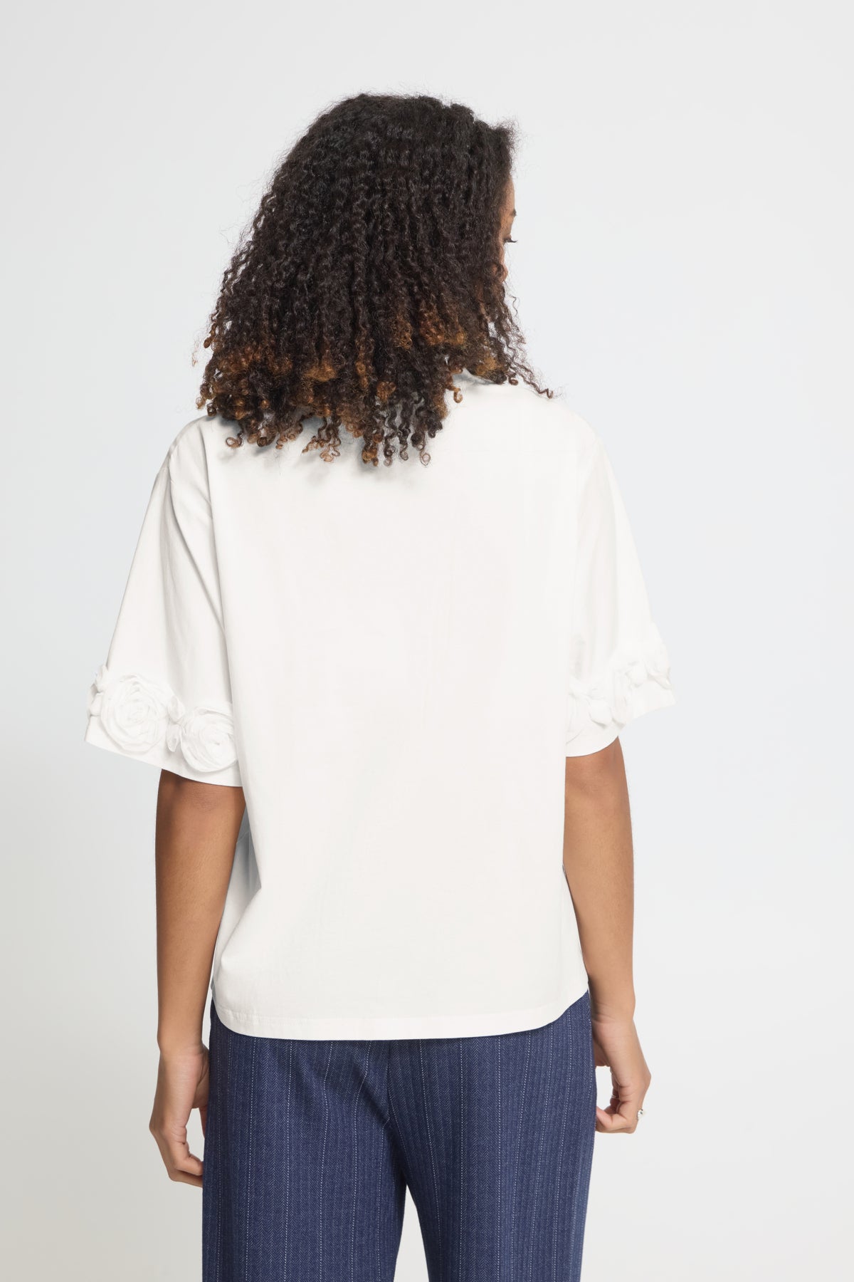 T-Shirt Rosanny - ICHI  Blanc