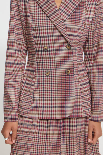 Veston Kate Checkit - Ichi | Bourgogne