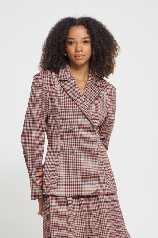 Veston Kate Checkit - Ichi | Bourgogne