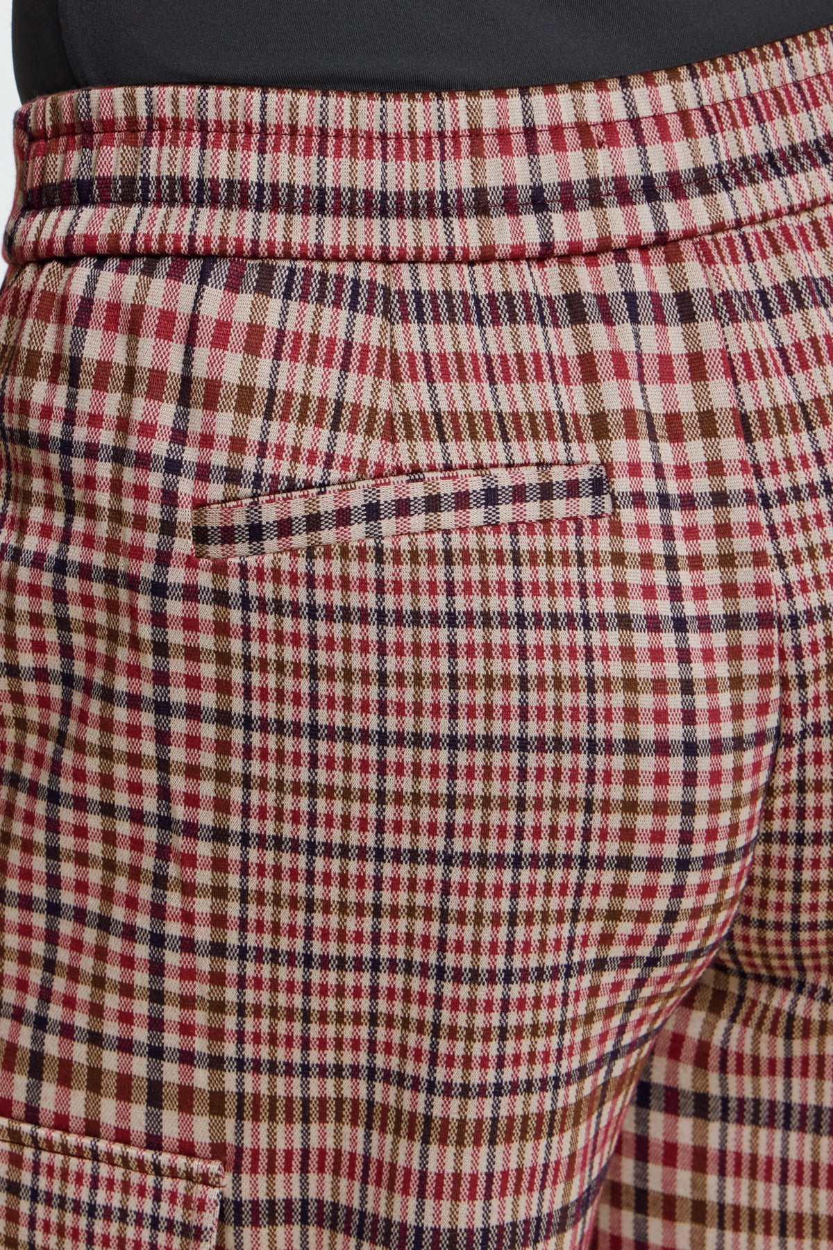 Pantalon Kate Checkit - Ichi | Bourgogne