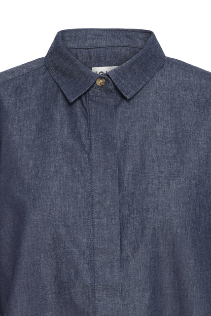 Chemise Borgie - Ichi | Bleu foncé