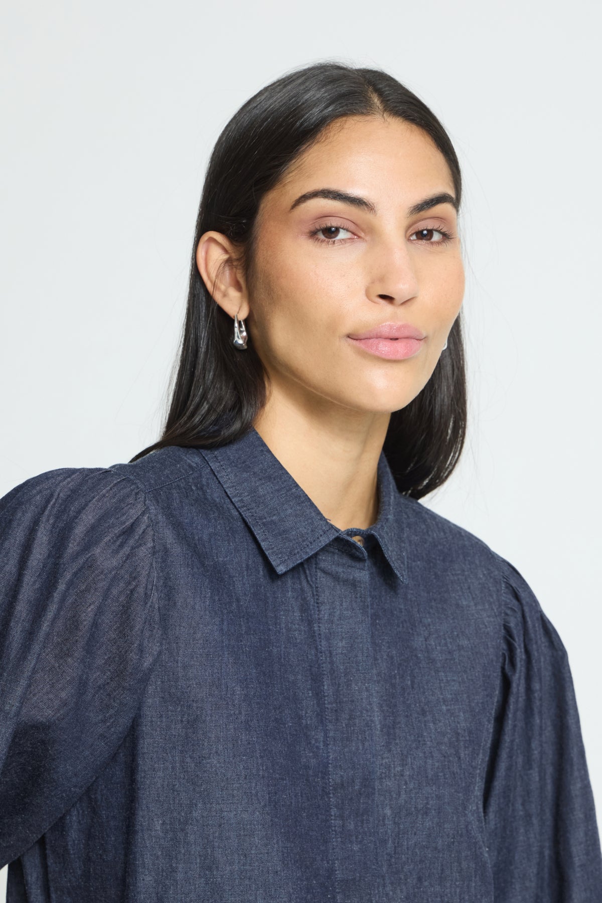 Chemise Borgie - Ichi | Bleu foncé