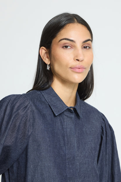 Chemise Borgie - Ichi | Bleu foncé