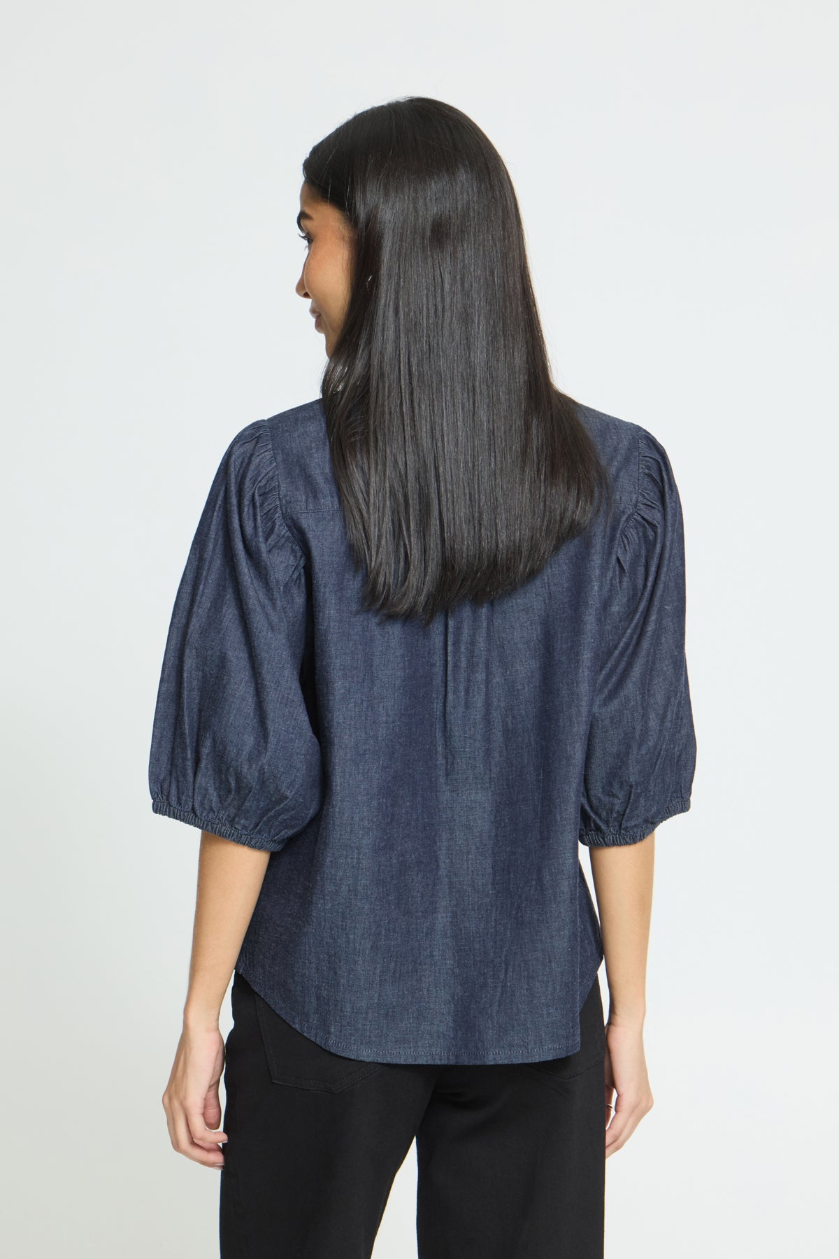 Chemise Borgie - Ichi | Bleu foncé