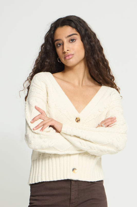 Cardigan Arper - Ichi | Crème