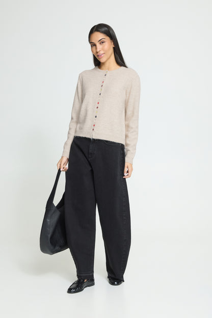 Cardigan Fantia - Ichi | Bouleau