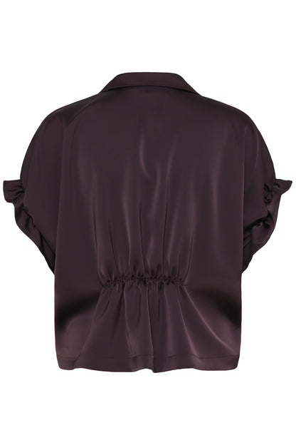 Chemise Letta - Ichi | Fudge acajou