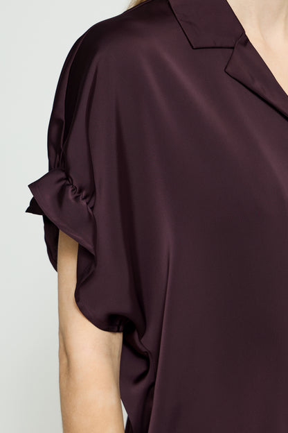 Chemise Letta - Ichi | Fudge acajou