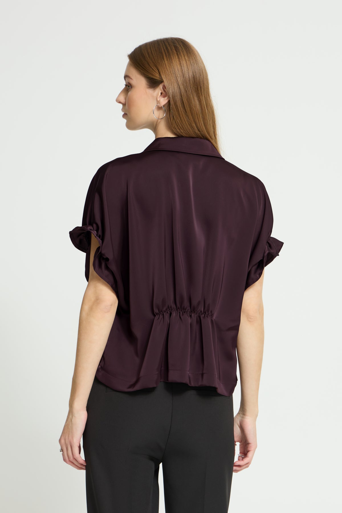 Chemise Letta - Ichi | Fudge acajou