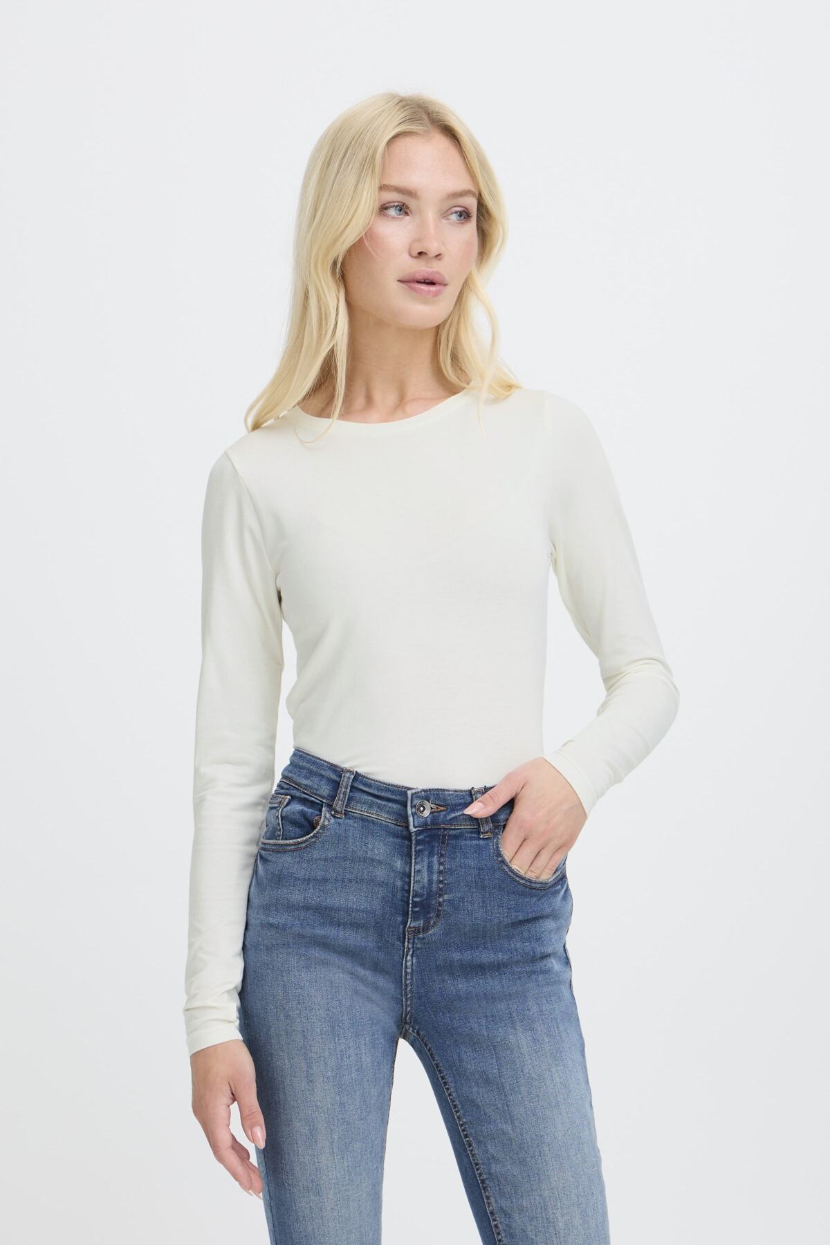 Chandail Pamila - B.young | Blanc cassé