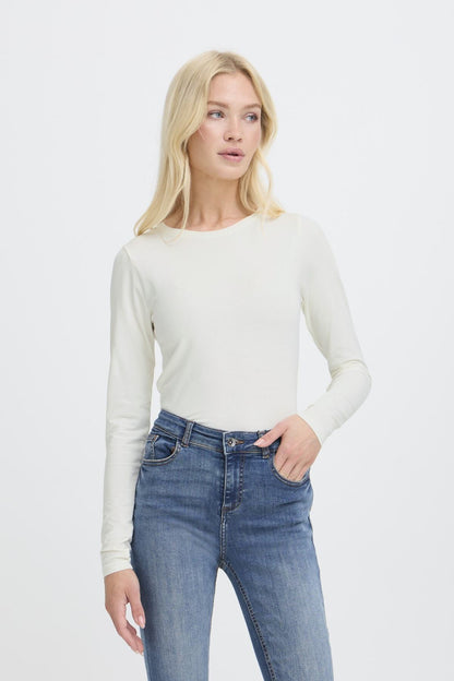 Chandail Pamila - B.young | Blanc cassé