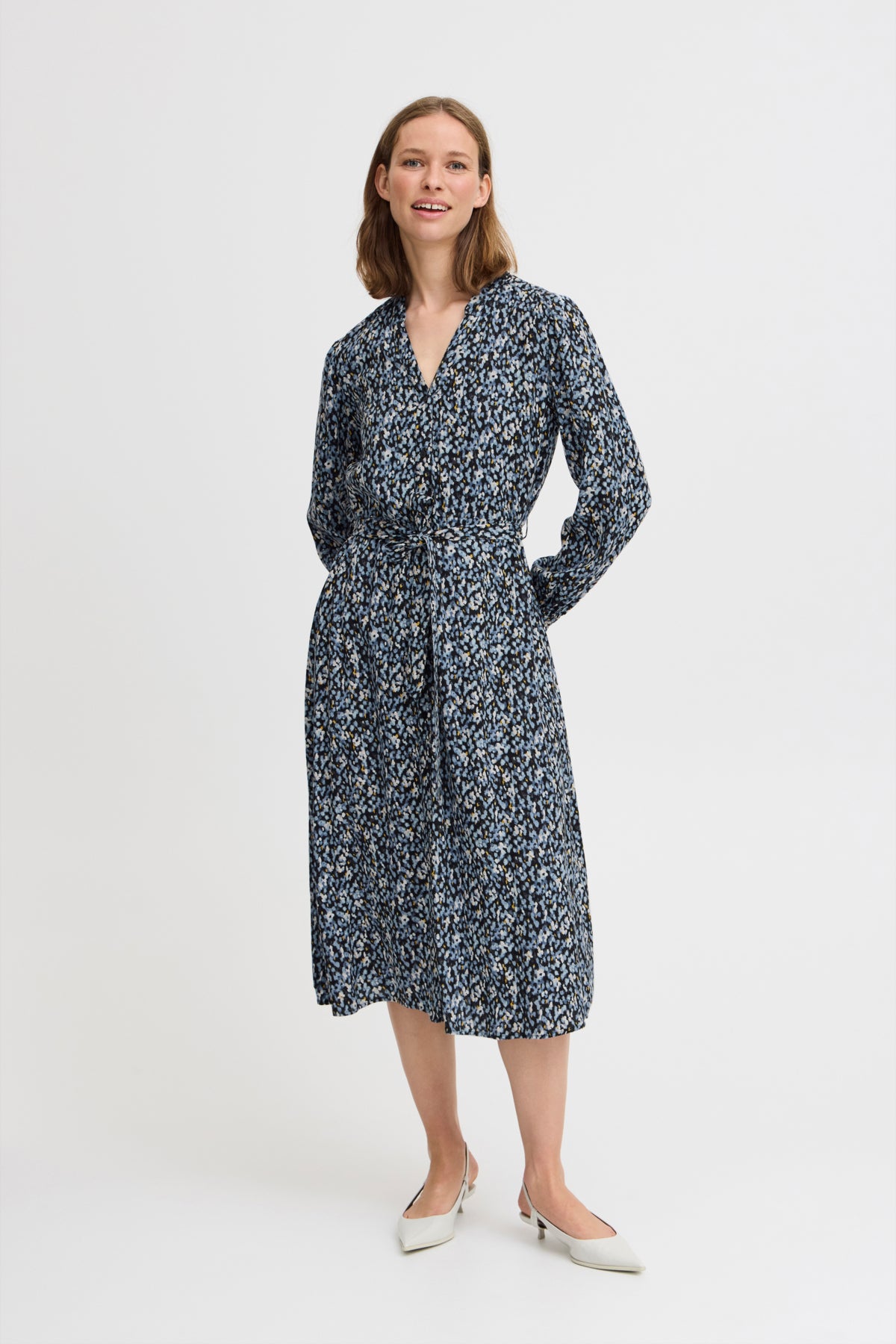 Robe Josa | Bleue Fleurie