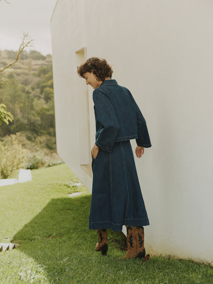 Jupe Lukan | Bleu foncé