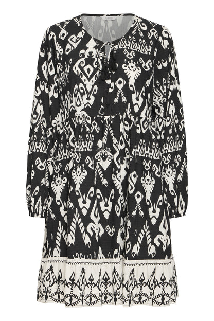Robe Jasmina | Motif noir