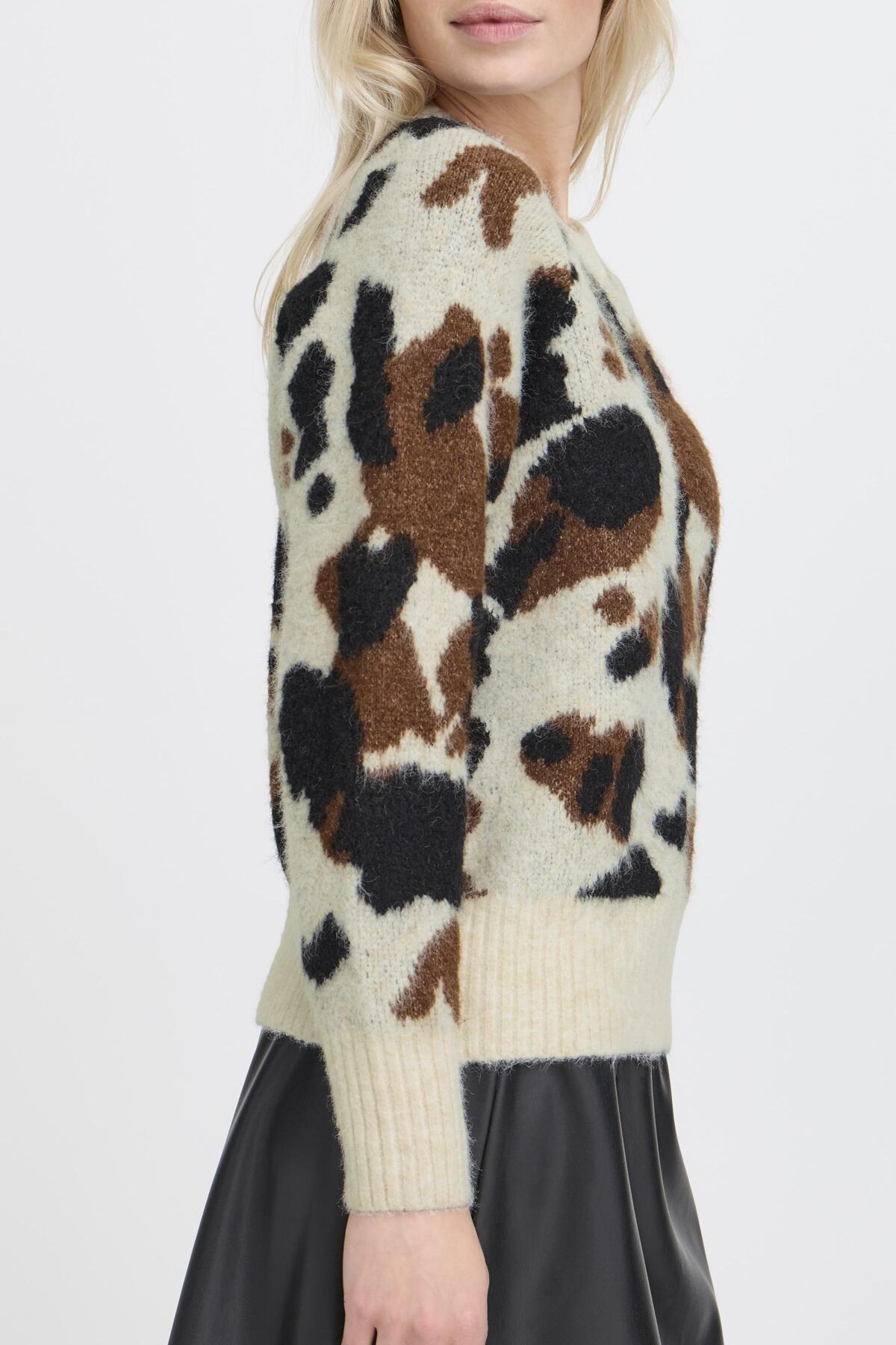 Tricot Omea cow | Crème