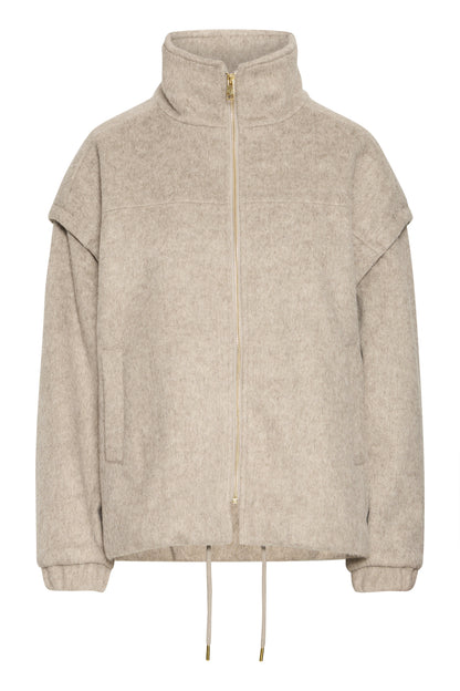 Manteau Becila | Mélange beige