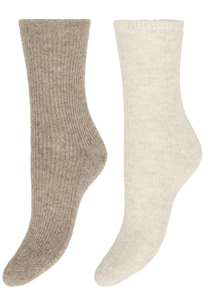 Chaussettes Visoxy | Mélange beige