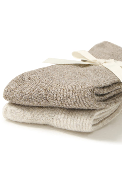 Chaussettes Visoxy | Mélange beige