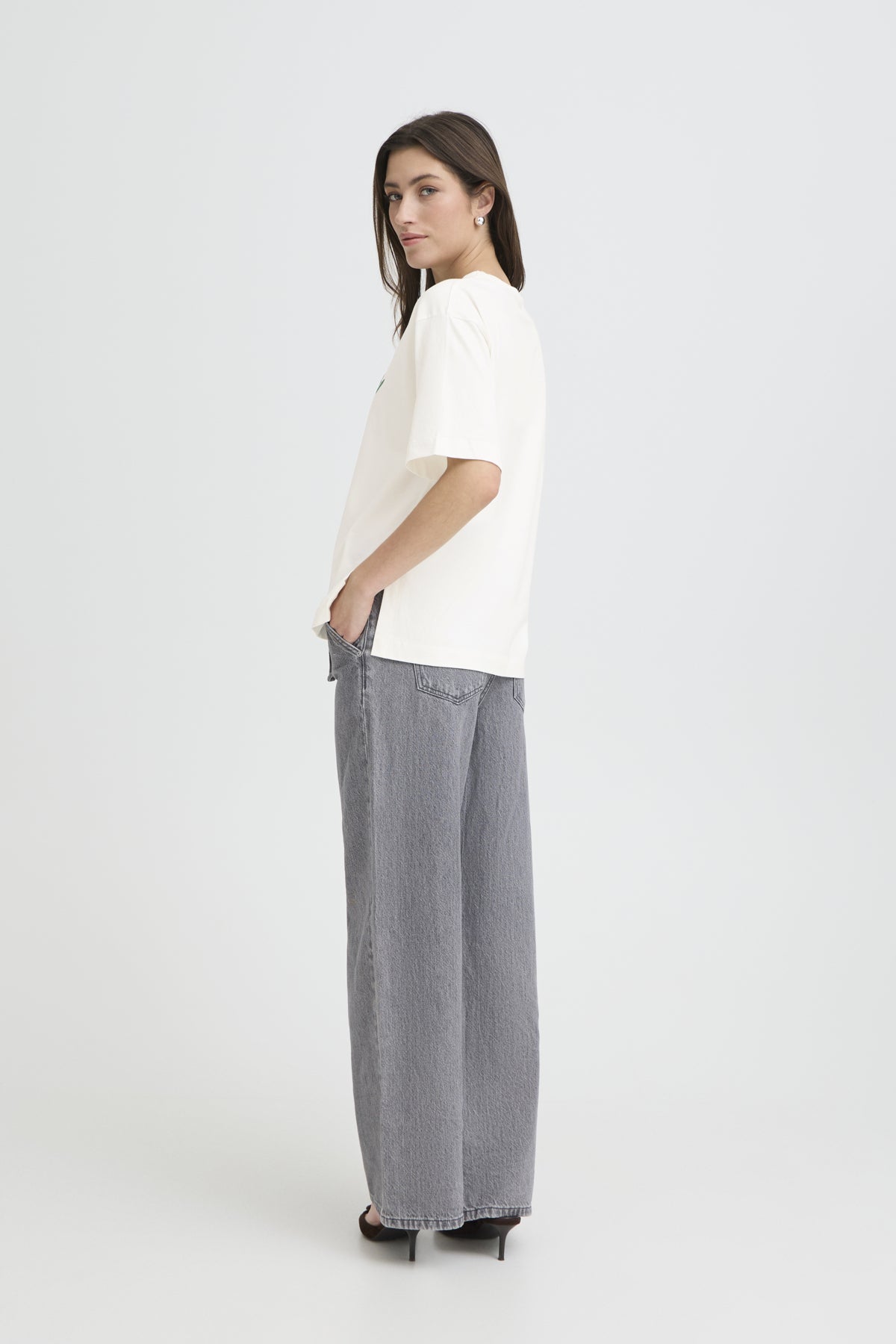 T-shirt Pandinna - B.young | Blanc