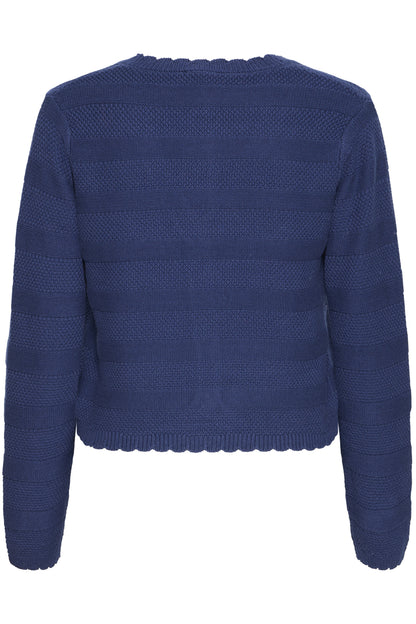 Cardigan Mikala | Bleu médiéval