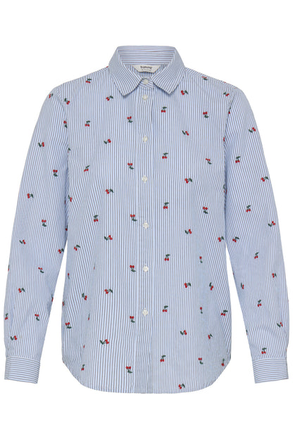 Chemise Fenix - B.young | Bleu Della robbia