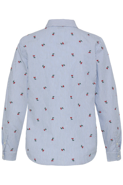 Chemise Fenix - B.young | Bleu Della robbia