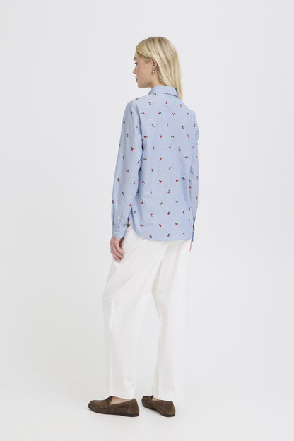 Chemise Fenix - B.young | Bleu Della robbia