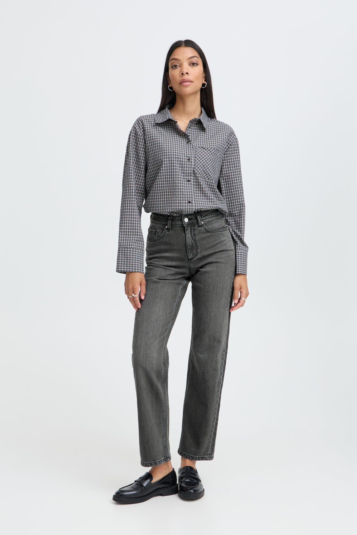Jeans Kajane - Ichi | Gris foncé
