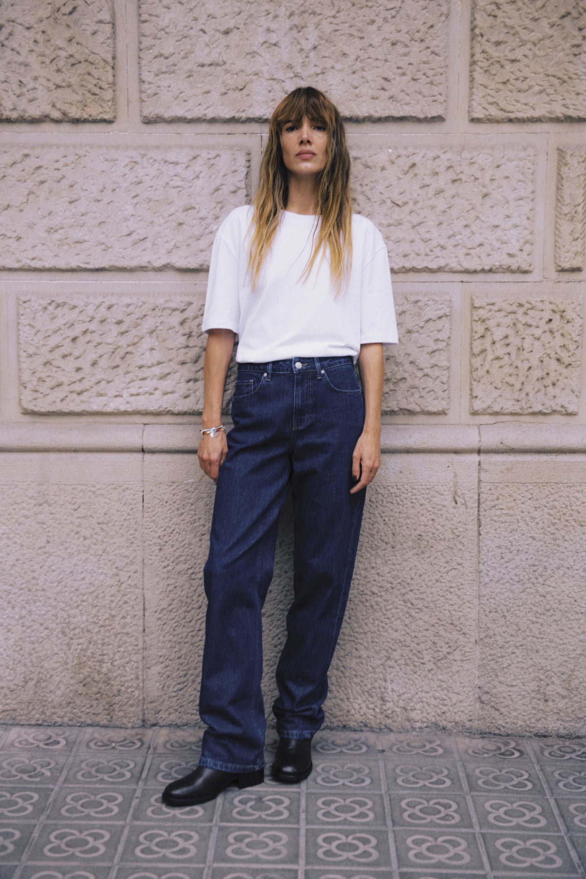 Jeans Kajane wide - B.young | Bleu foncé