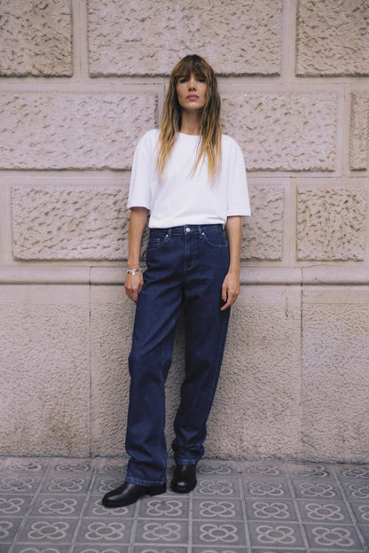 Jeans Kajane wide - B.young | Bleu foncé