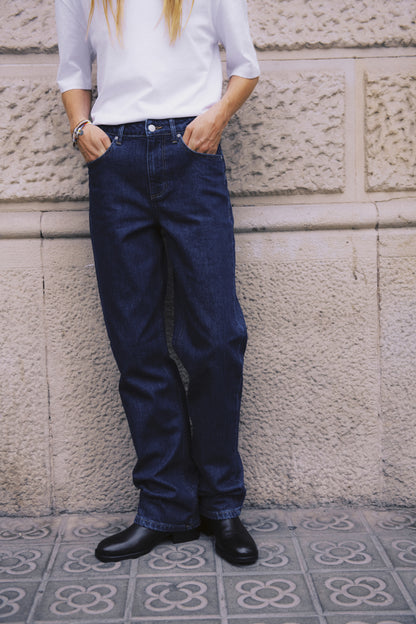 Jeans Kajane wide - B.young | Bleu foncé