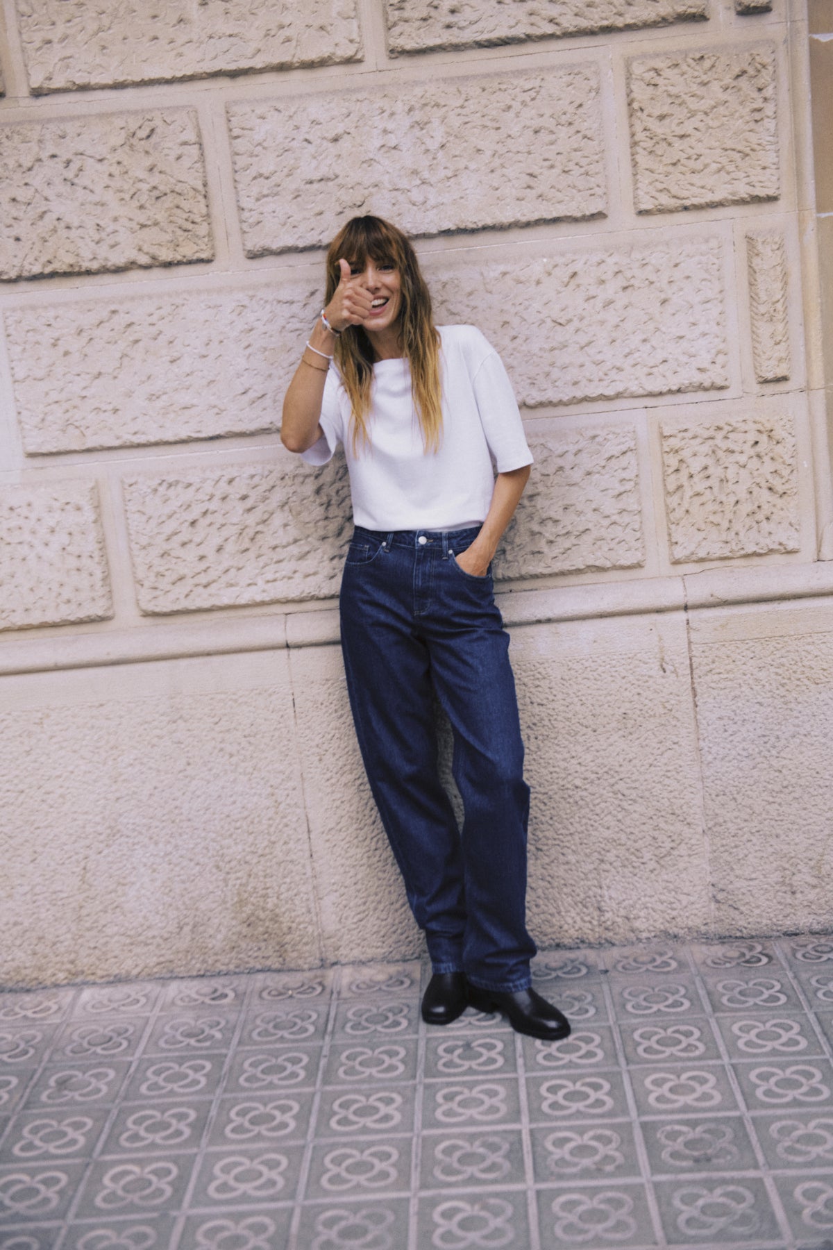 Jeans Kajane wide - B.young | Bleu foncé