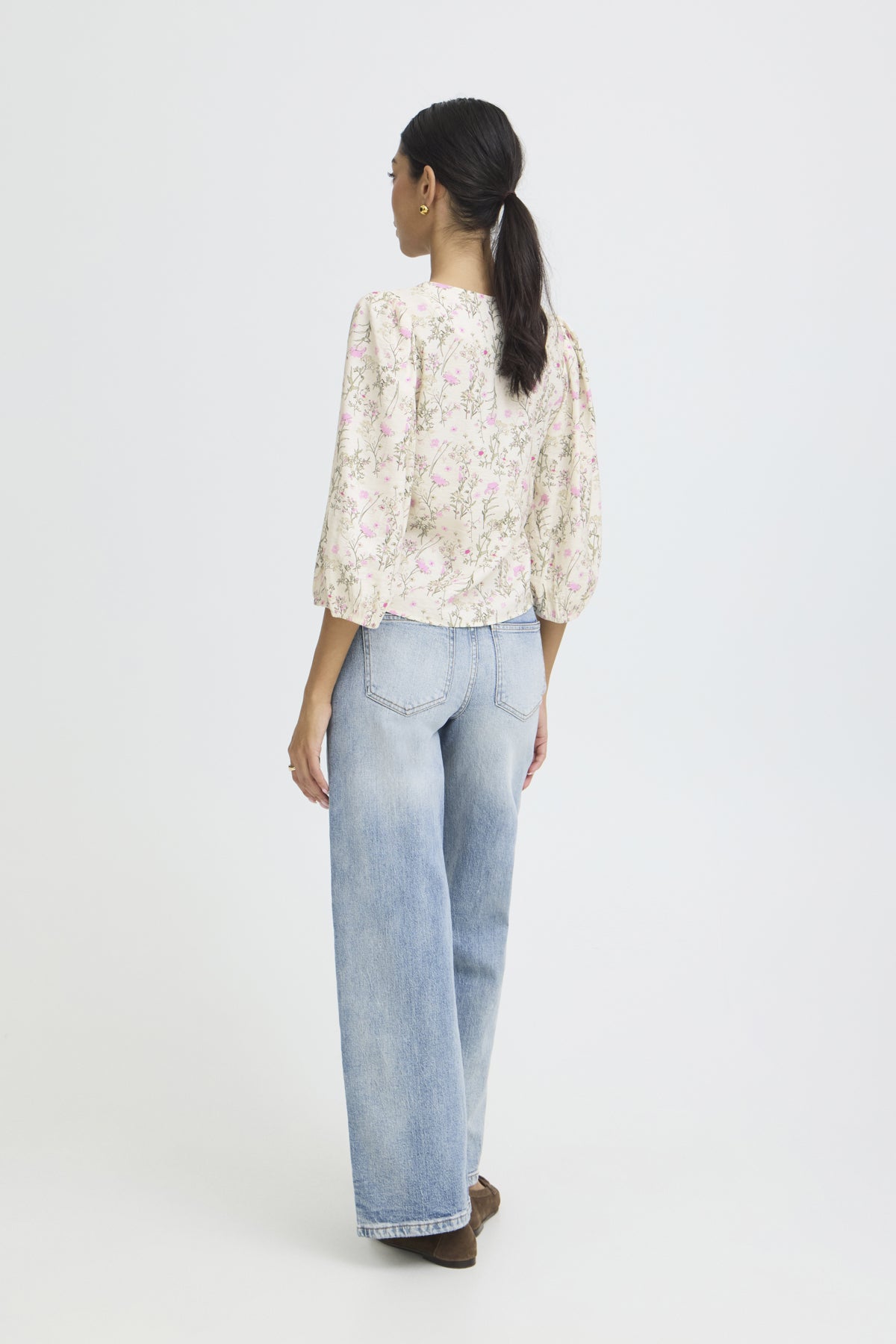 Blouse Issisa - B.Young | Blanc crème
